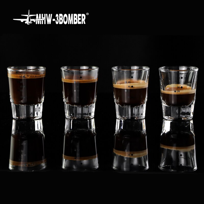 Shot Glasses Measuring Cup Mini Liquid Heavy Espresso