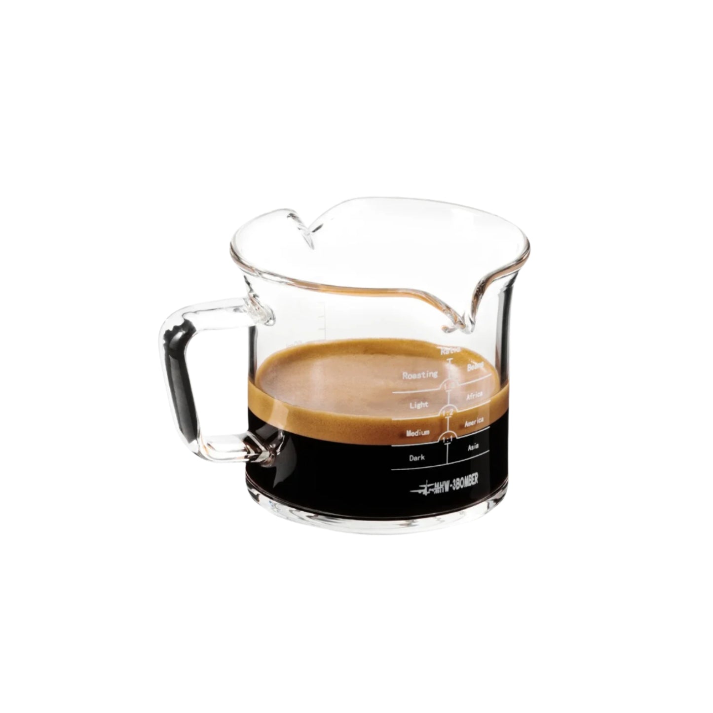 MHW-3BOMBER 120ml Glass Espresso Measuring Cup - POCILLO