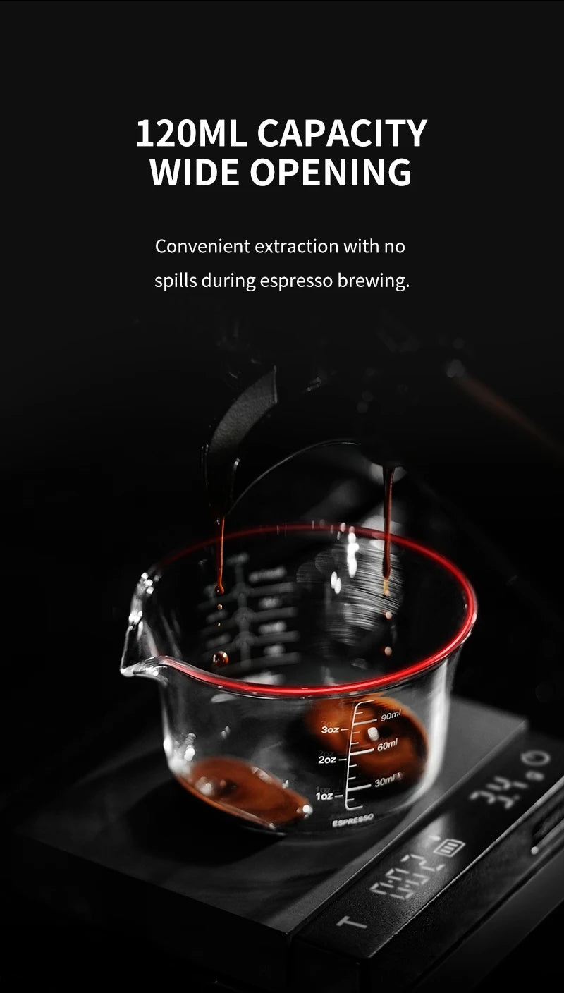 MHW-3BOMBER 120ml Glass Espresso Measuring Cup - POCILLO