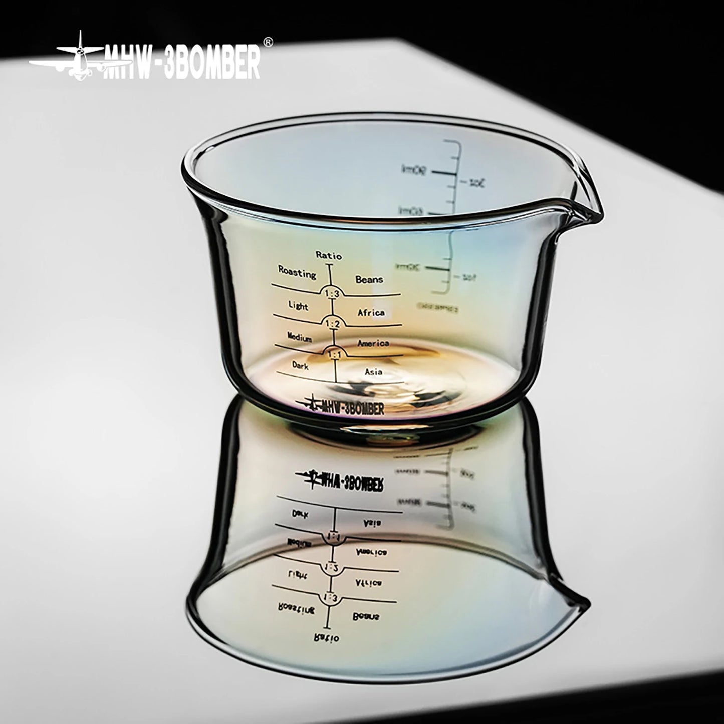 MHW-3BOMBER 120ml Glass Espresso Measuring Cup - POCILLO