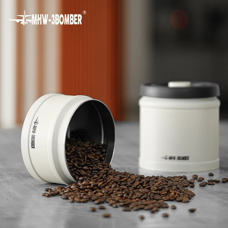 MHW-3BOMBER Coffee Manual Vacuum Storage Canister Airtight - POCILLO
