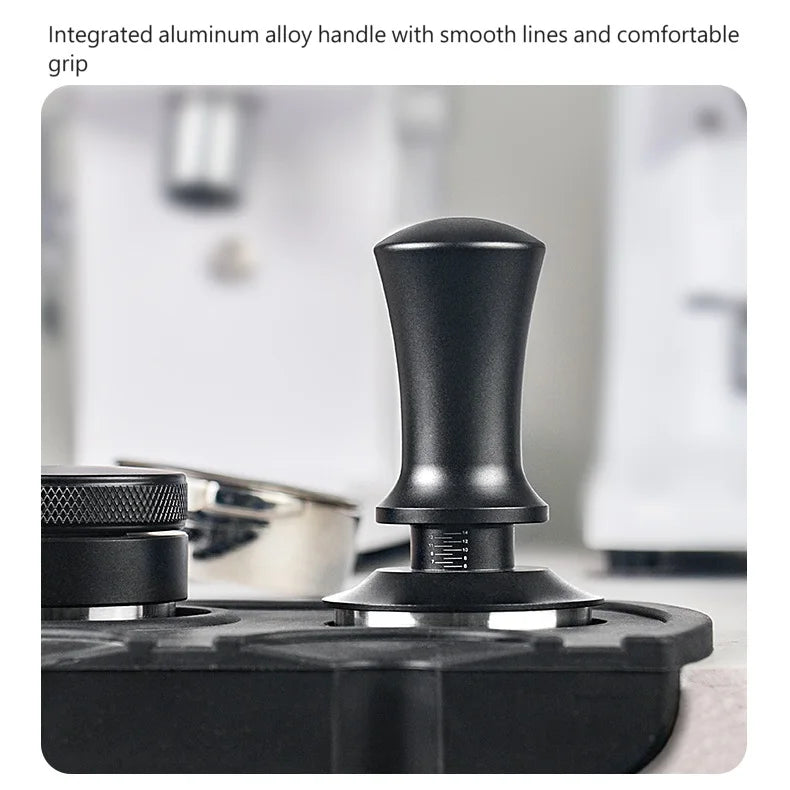 Spring-Balanced Fixed Force Coffee Tamper