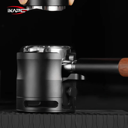 IKAPE Adjustable Portafilter Holder Tamping,51/54/58MM Espresso Tamping Station,With Non-slip Silicone Base,Coffee Accessories - POCILLO