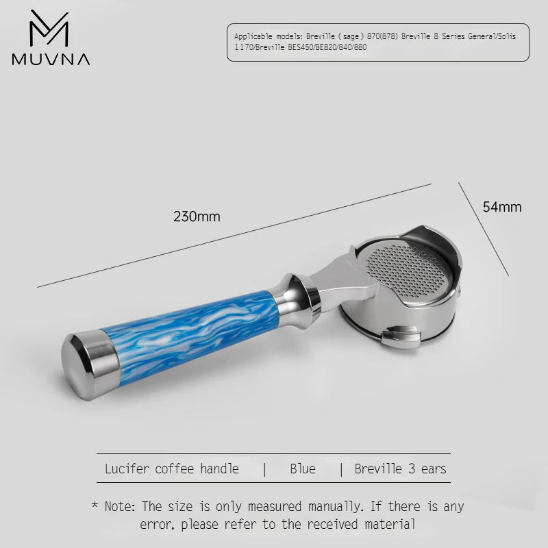 MUVNA Lucifer Series Espresso Bottomless Portafilter - POCILLO