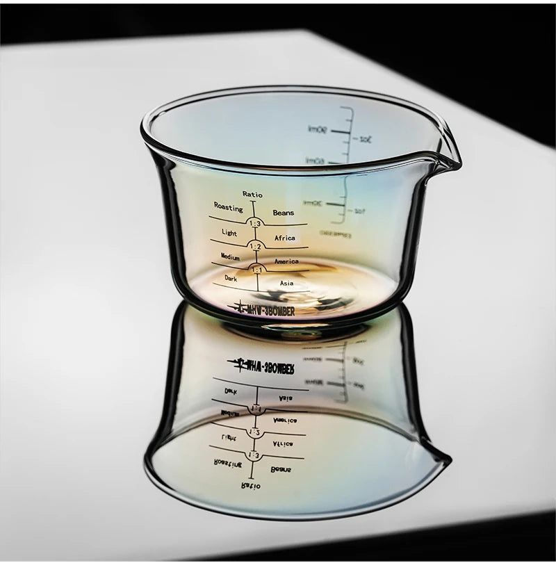 MHW-3BOMBER 120ml Glass Espresso Measuring Cup - POCILLO