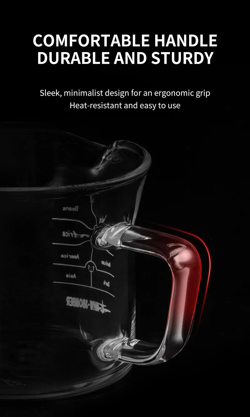 MHW-3BOMBER 120ml Glass Espresso Measuring Cup - POCILLO