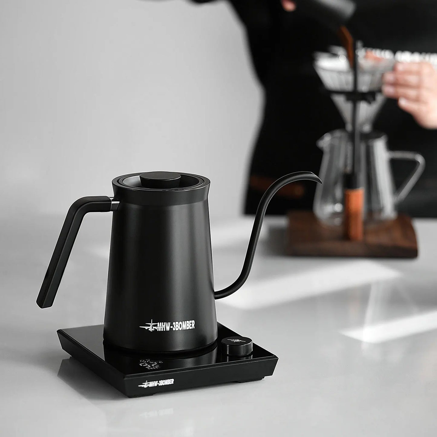 MHW-3BOMBER Smart Electric Coffee Kettle Precise Temperature Control - POCILLO