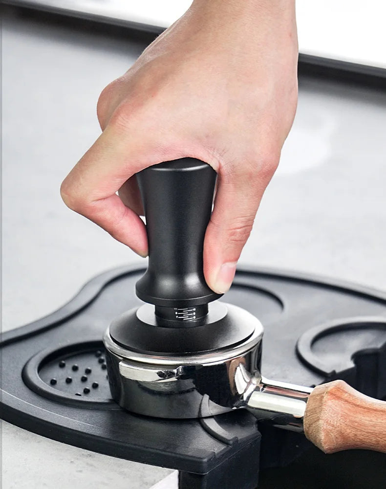 Spring-Balanced Fixed Force Coffee Tamper