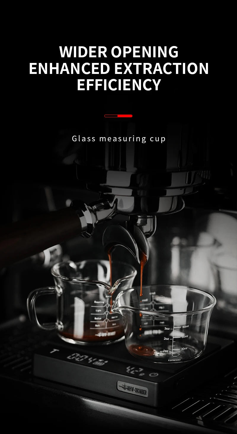 MHW-3BOMBER 120ml Glass Espresso Measuring Cup - POCILLO