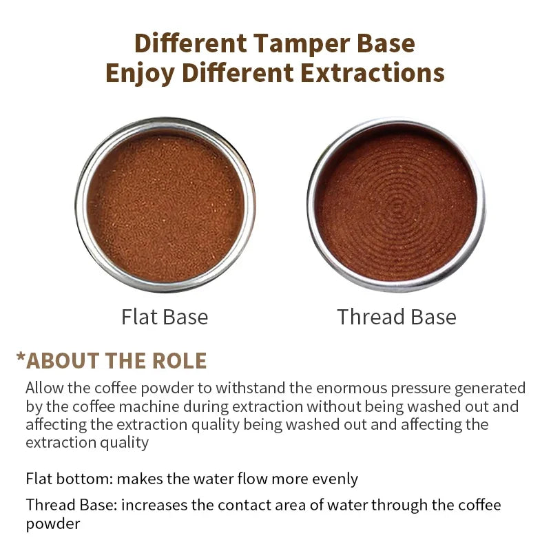 Calibrated Coffee Tamper for Delonghi and Breville Espresso Makers
