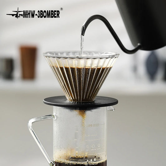 MHW-3BOMBER Drip Coffee Set 600ml Pour Over - POCILLO
