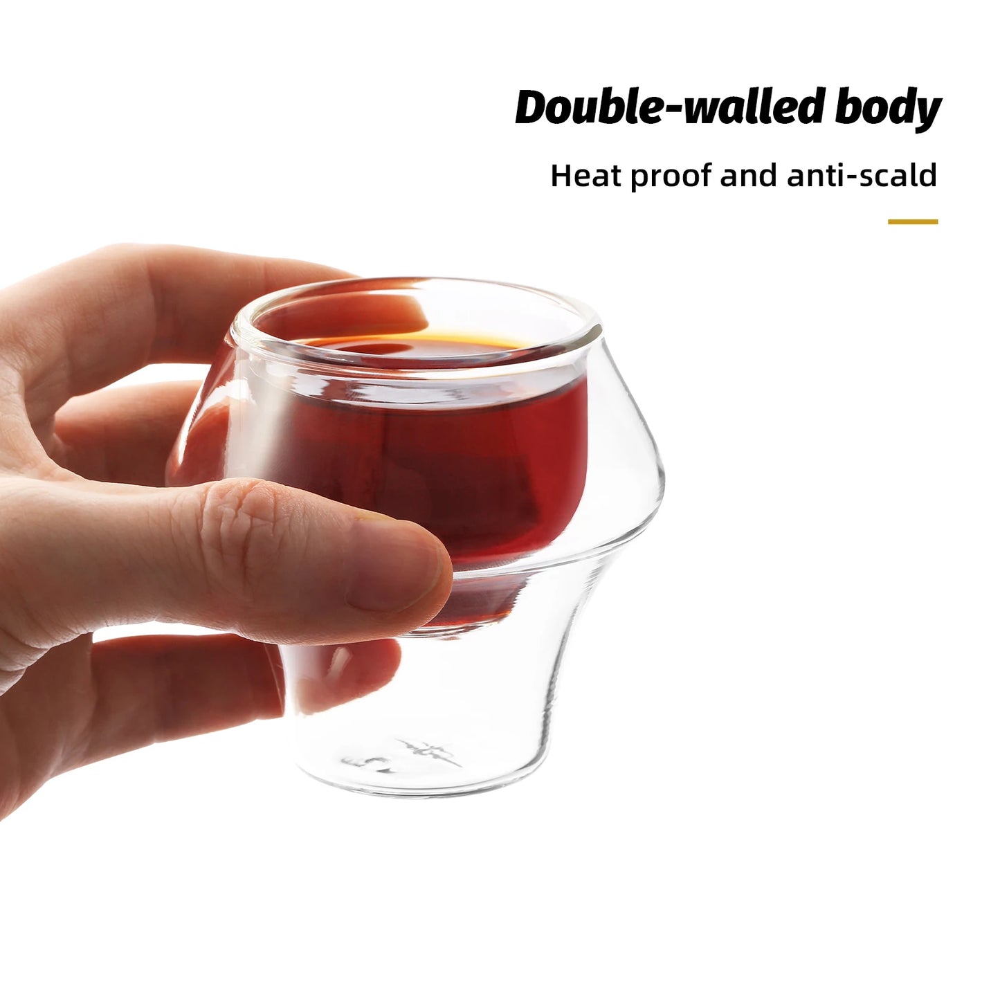 MHW-3BOMBER Nighten Glass Cup | Espresso Shot - POCILLO