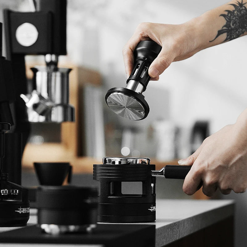 MHW 3BOMBER Constant Pressure Impact Espresso Tamper 4-Spring - POCILLO