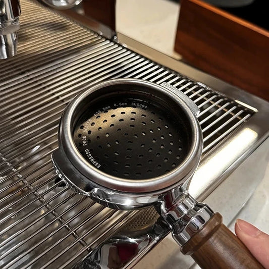 Titanium-Coated Espresso Puck Screen – Double-Layer Filtration