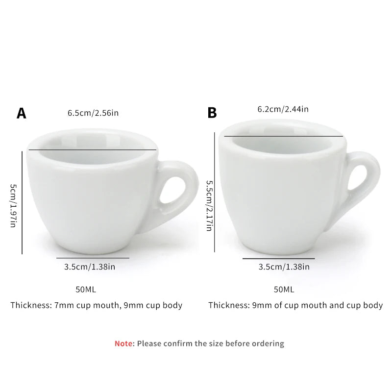 Porcelain Espresso Cup Set (50ml)