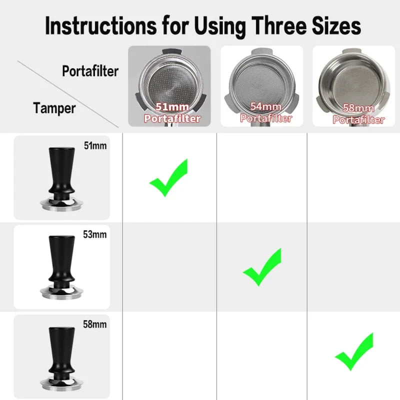 Calibrated Coffee Tamper for Delonghi and Breville Espresso Makers