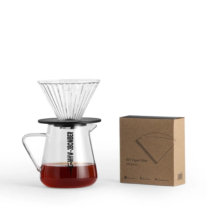 MHW-3BOMBER Drip Coffee Set 600ml Pour Over - POCILLO