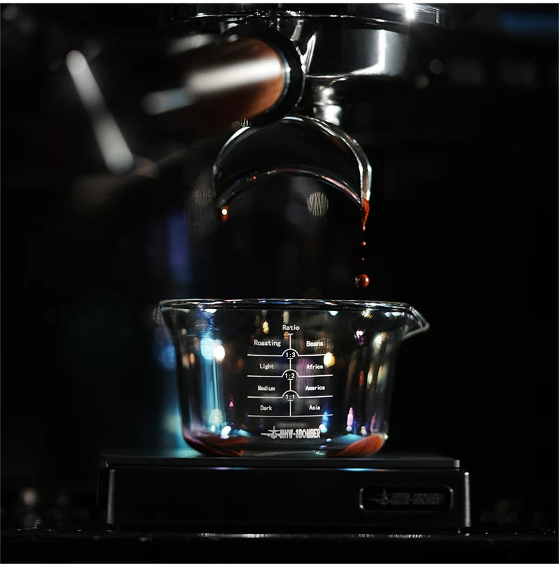 MHW-3BOMBER 120ml Glass Espresso Measuring Cup - POCILLO