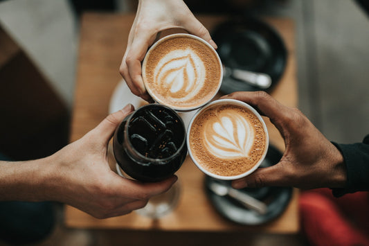 Sharing a coffee as a gesture of hospitality and friendship