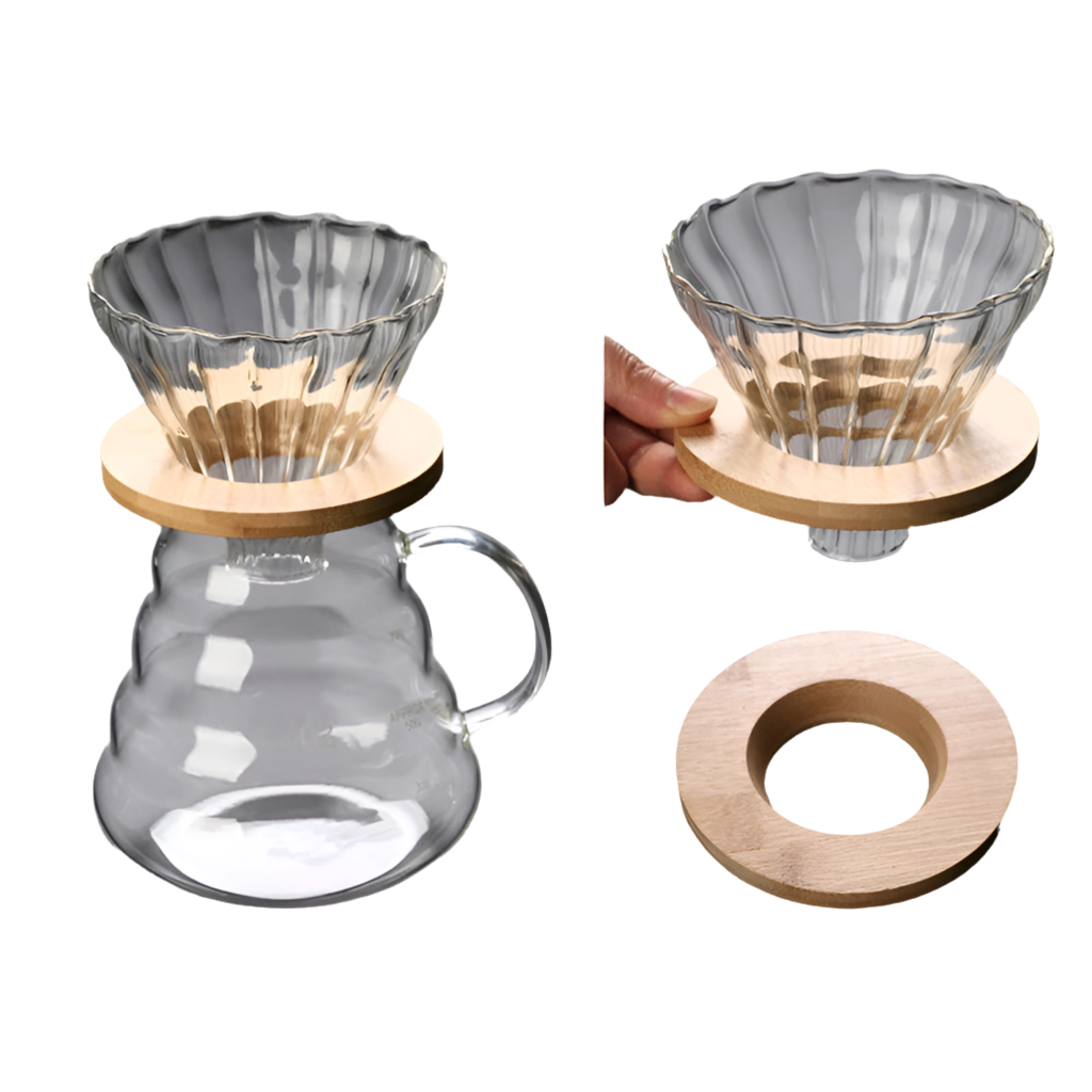 POCILLO Pour Over Glass Set