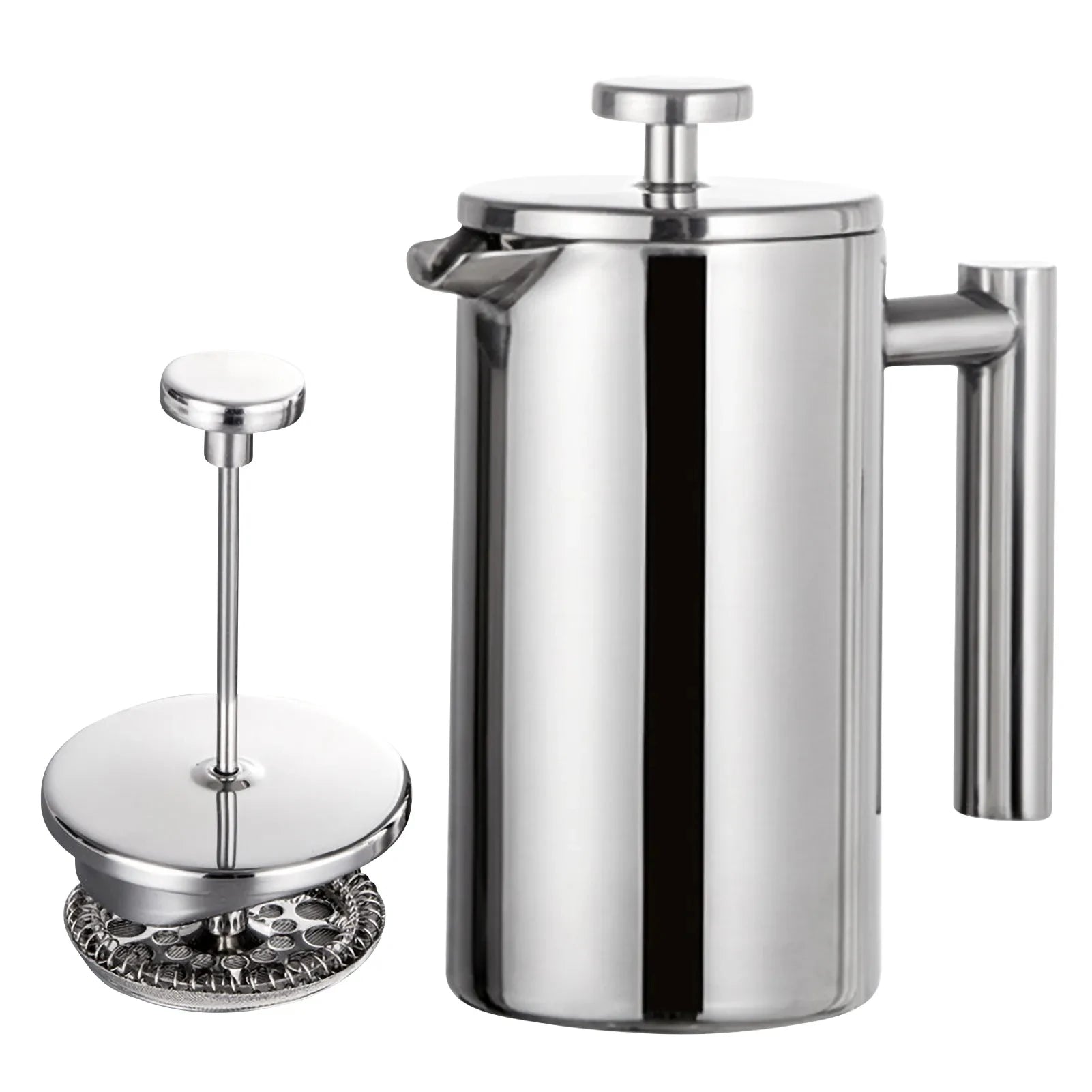 Double-Wall Stainless Steel French Press - POCILLO