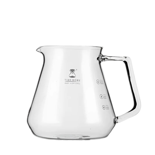 Timemore Glass Coffee Server - 600ml capacity