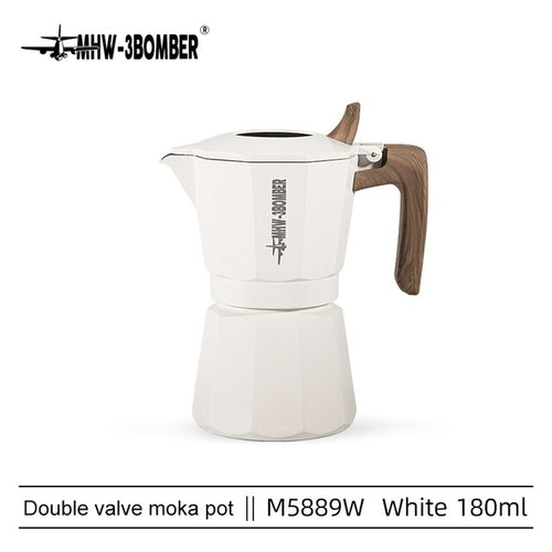 Double Valve Espresso Coffee Moka Pot