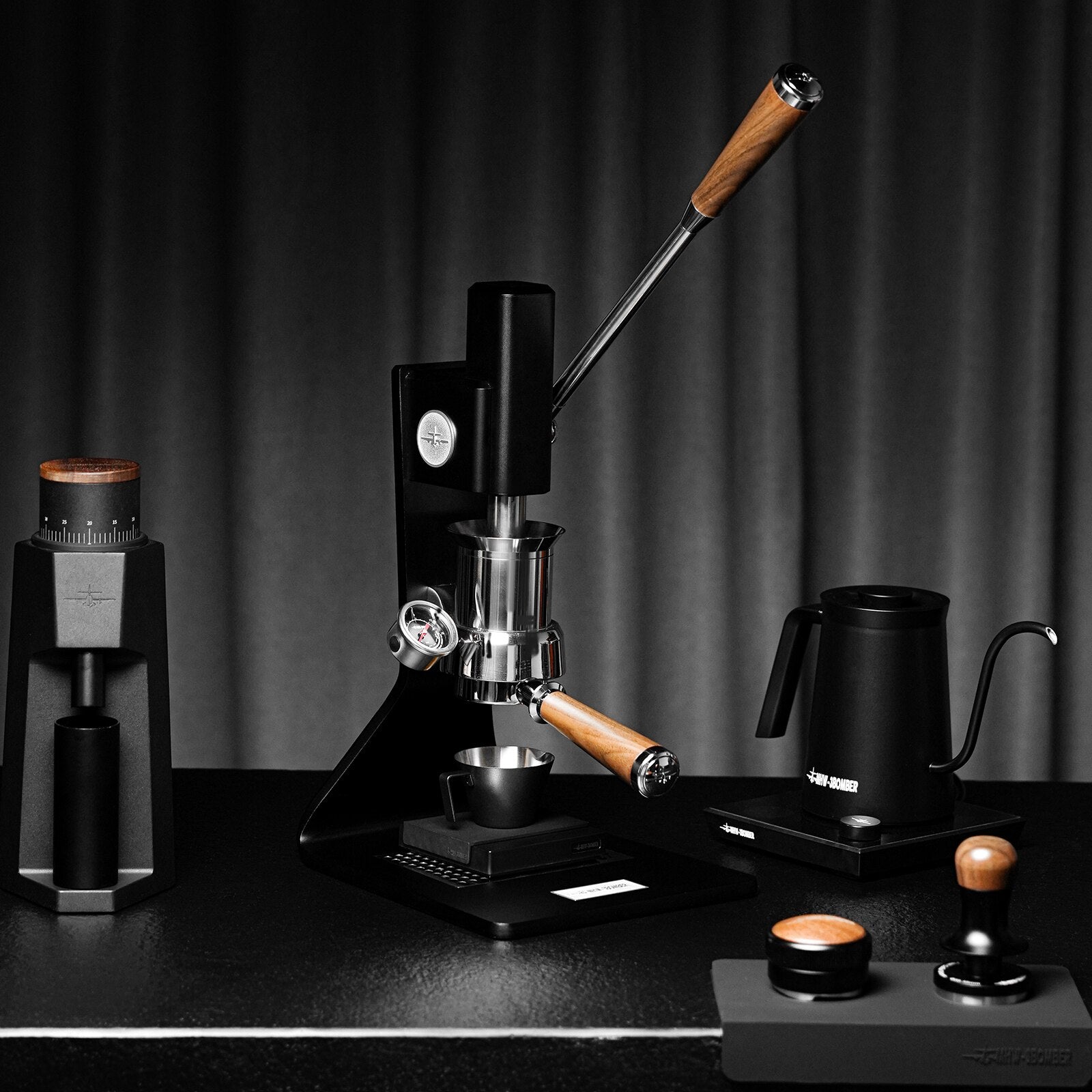 Manual Espresso Coffee Machine 58mm Hand Press Coffee Maker