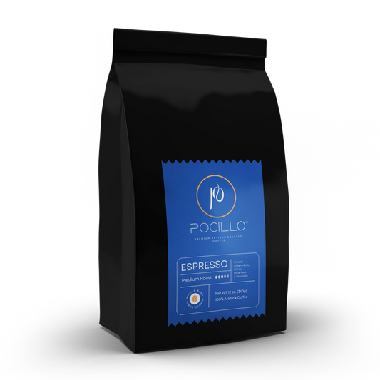 POCILLO Espresso Premium Artisan Roasted Coffee - Packaging