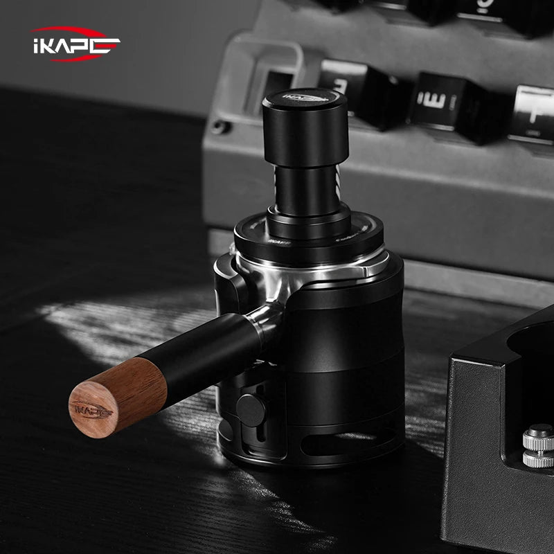 IKAPE Adjustable Portafilter Holder Tamping,51/54/58MM Espresso Tamping Station,With Non-slip Silicone Base,Coffee Accessories - POCILLO