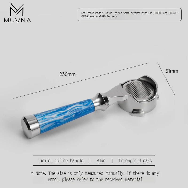 MUVNA Lucifer Series Espresso Bottomless Portafilter - POCILLO