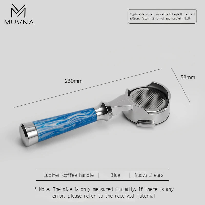 MUVNA Lucifer Series Espresso Bottomless Portafilter - POCILLO