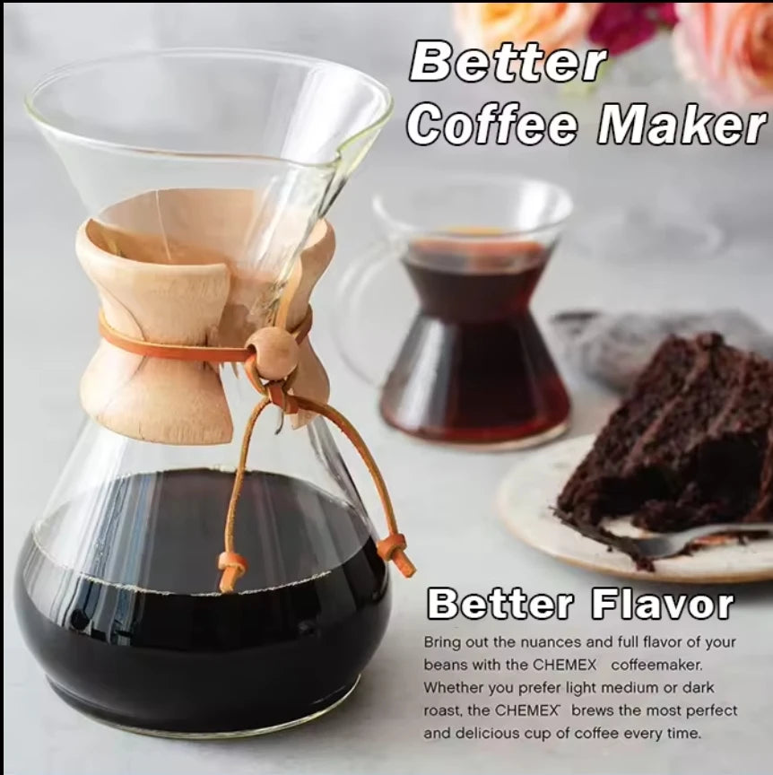 Chemex Pour-Over Glass Coffeemaker