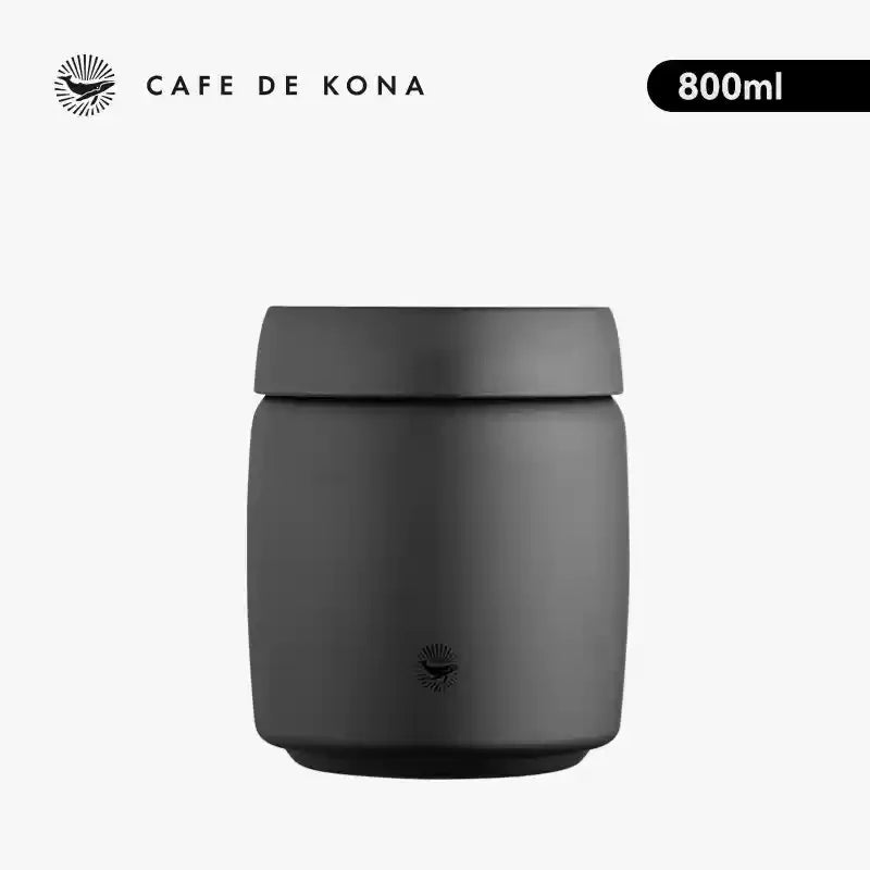 CAFEDE KONA Stainless Steel Sealed Tank Stainless Steel Vacuum Sealed Canisters For Coffee Beans,Tea, Kitchen Storage Containers - POCILLO