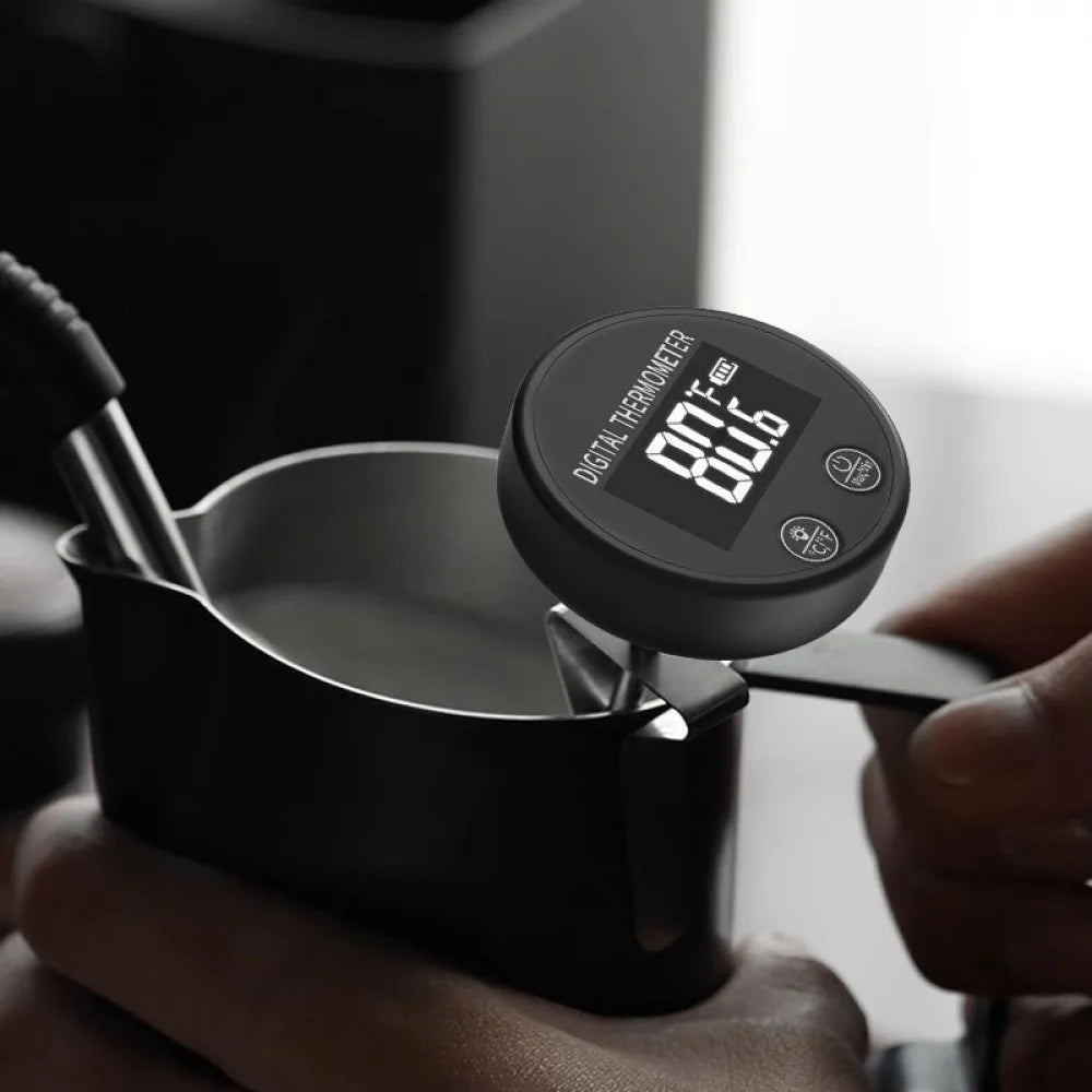 Pocillo Digital Coffee Thermometer with Clip 14°F to 212°F Touch Screen