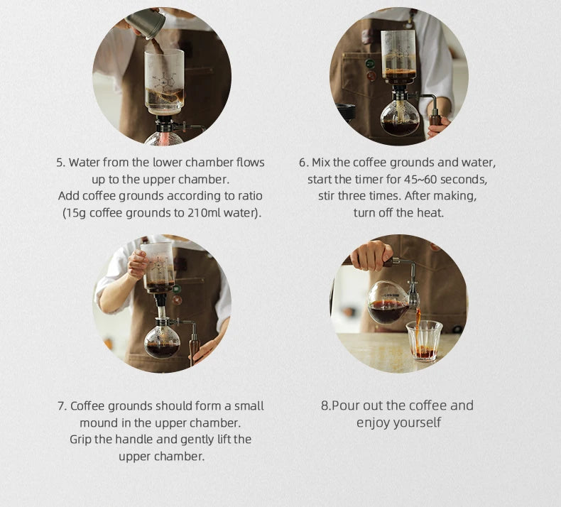 MHW-3BOMBER Coffee Siphon Pot Set