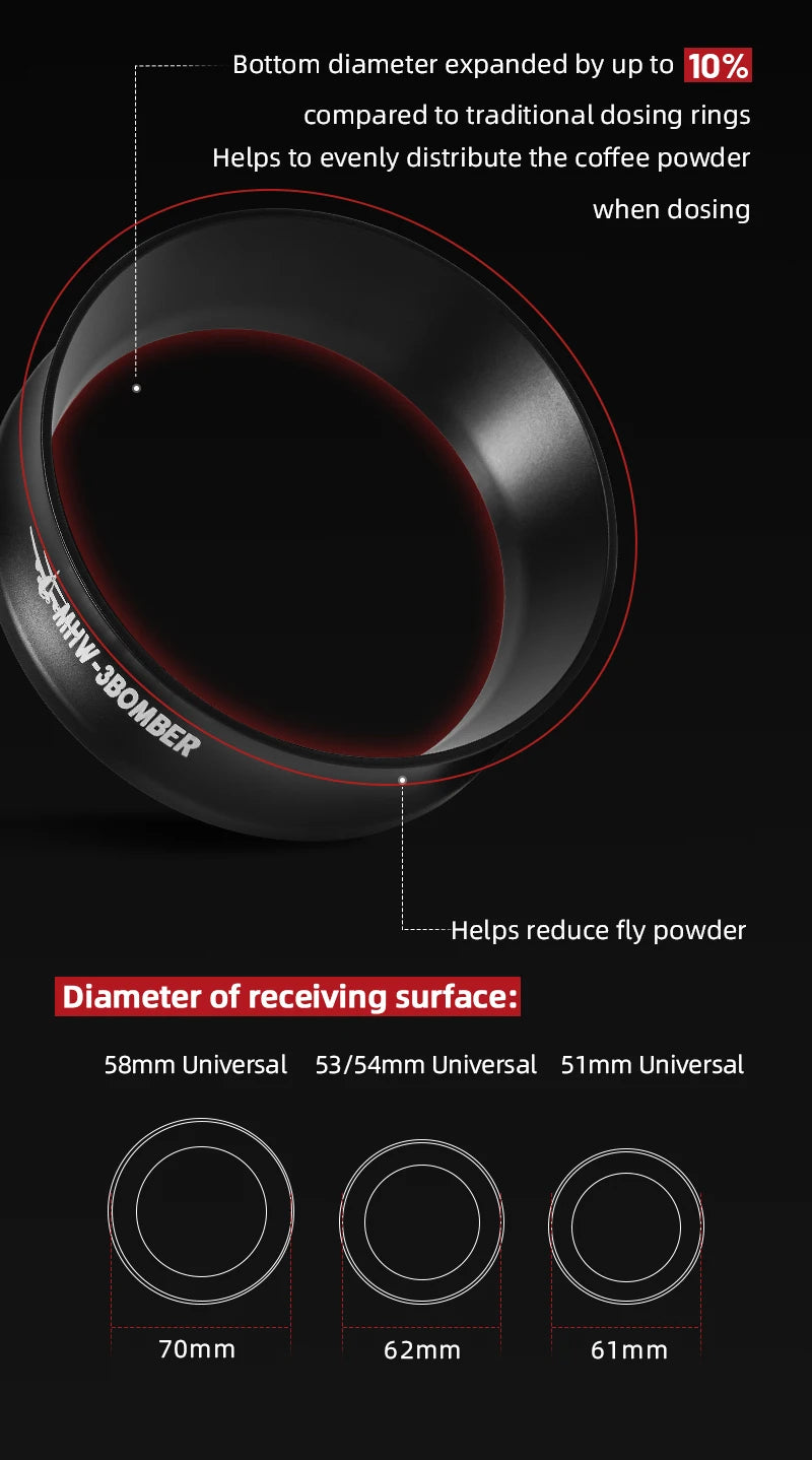 MHW-3BOMBER Magnetic Coffee Dosing Ring - POCILLO
