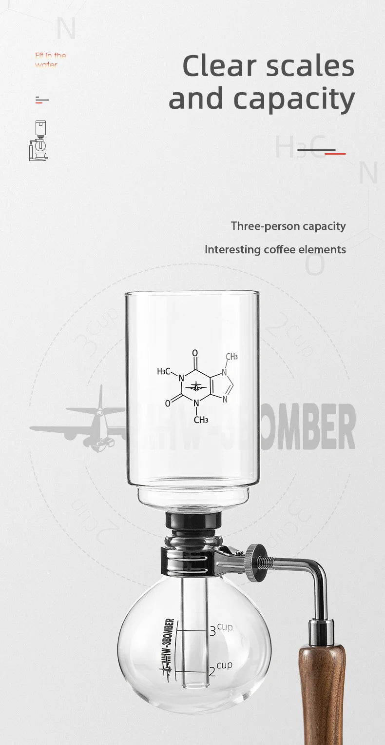 MHW-3BOMBER Coffee Siphon Pot Set
