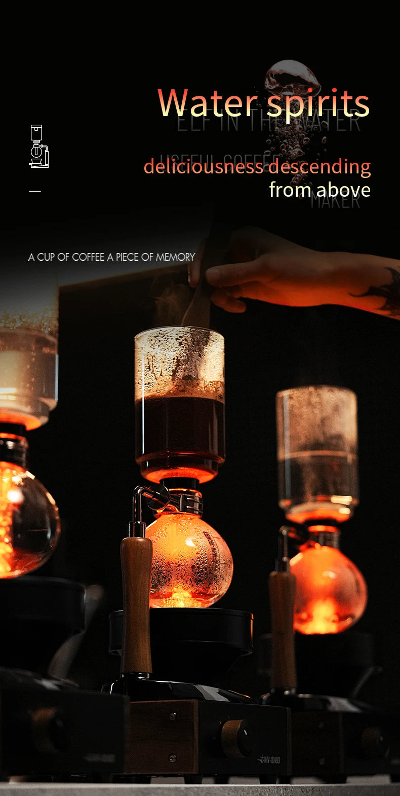 MHW-3BOMBER Coffee Siphon Pot Set