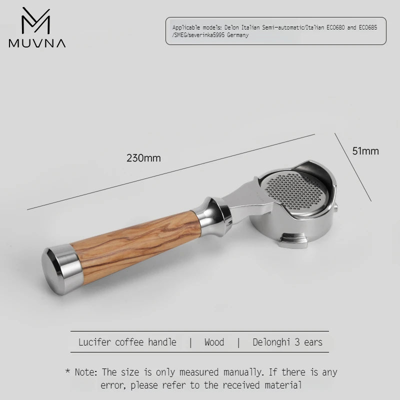 MUVNA Lucifer Series Espresso Bottomless Portafilter - POCILLO