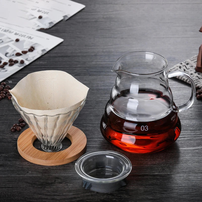 POCILLO Pour Over Glass Set