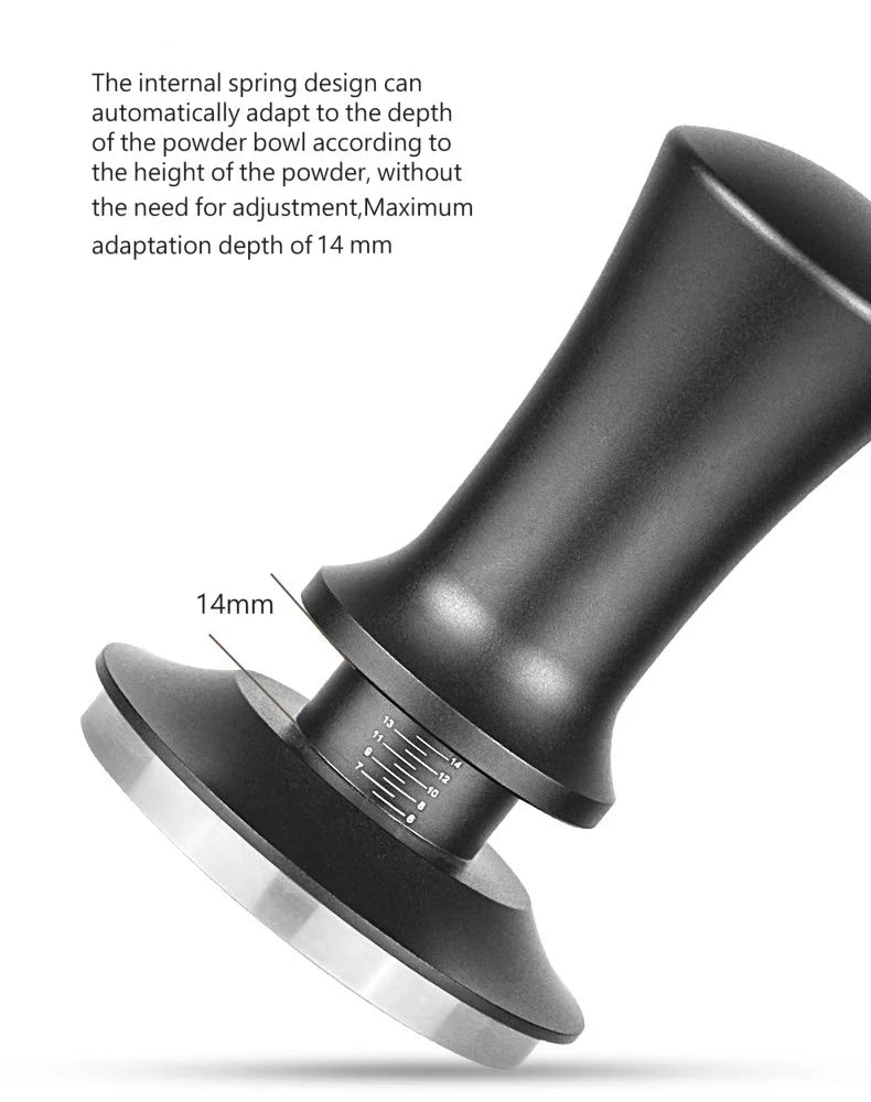 Spring-Balanced Fixed Force Coffee Tamper