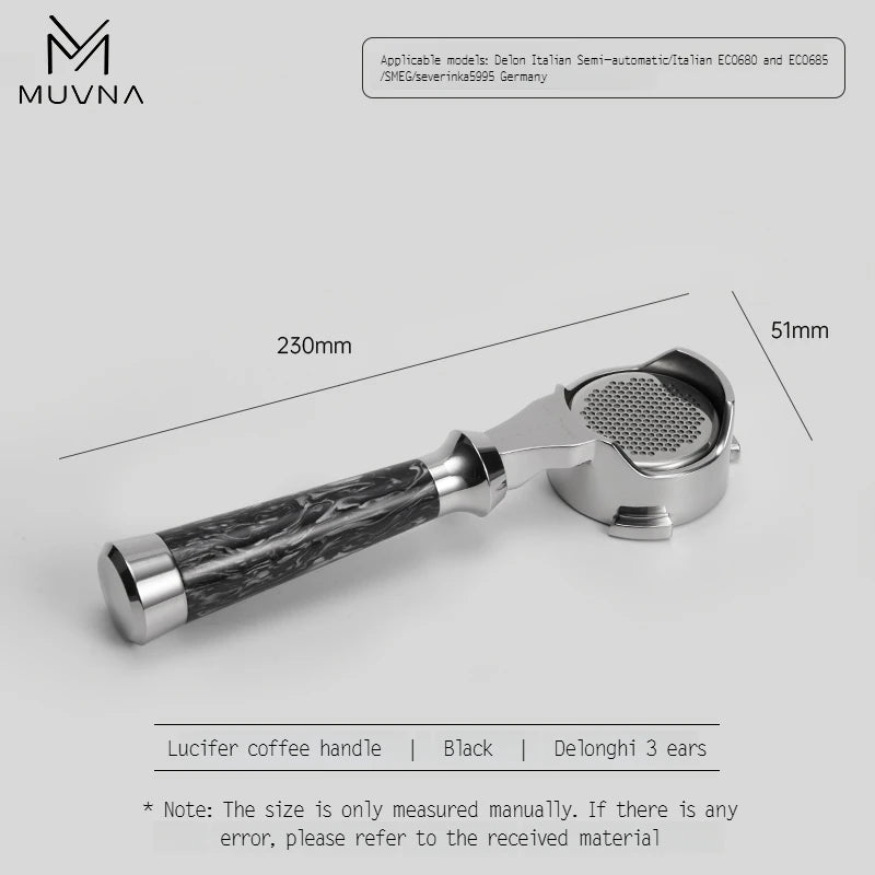 MUVNA Lucifer Series Espresso Bottomless Portafilter - POCILLO