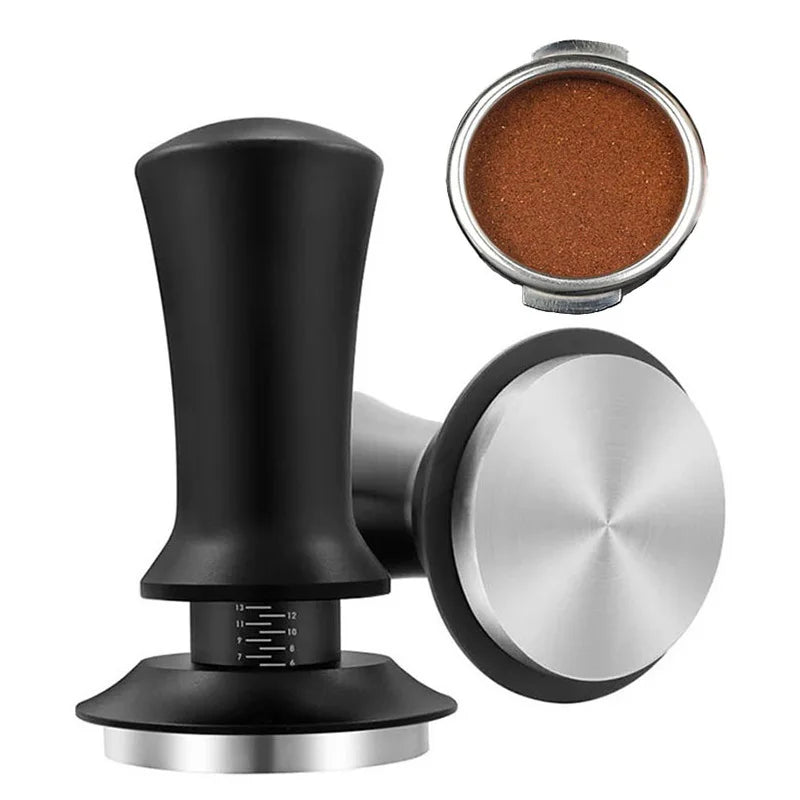 Spring-Balanced Fixed Force Coffee Tamper