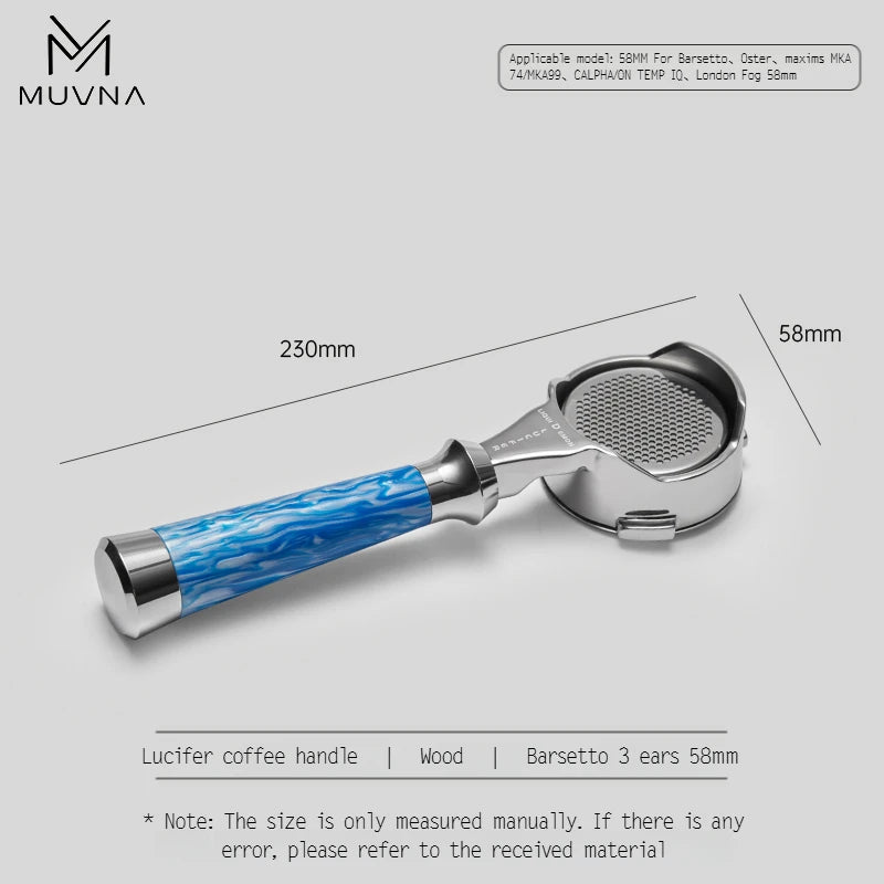 MUVNA Lucifer Series Espresso Bottomless Portafilter - POCILLO