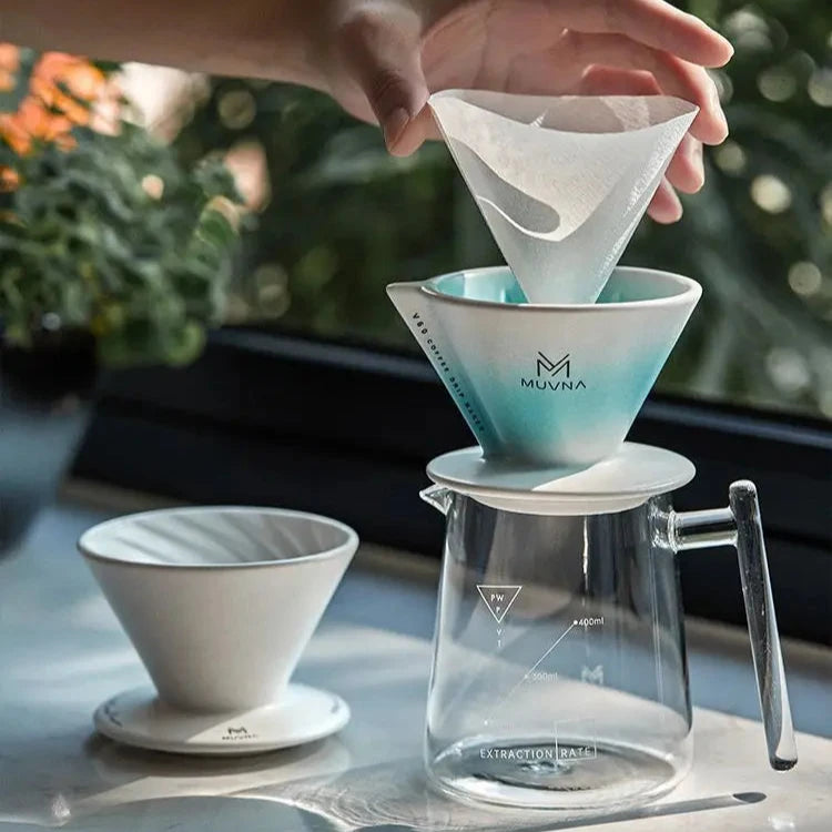 Ceramic V60 Pour Over Set with Sharing Pot – Share the Perfect Brew