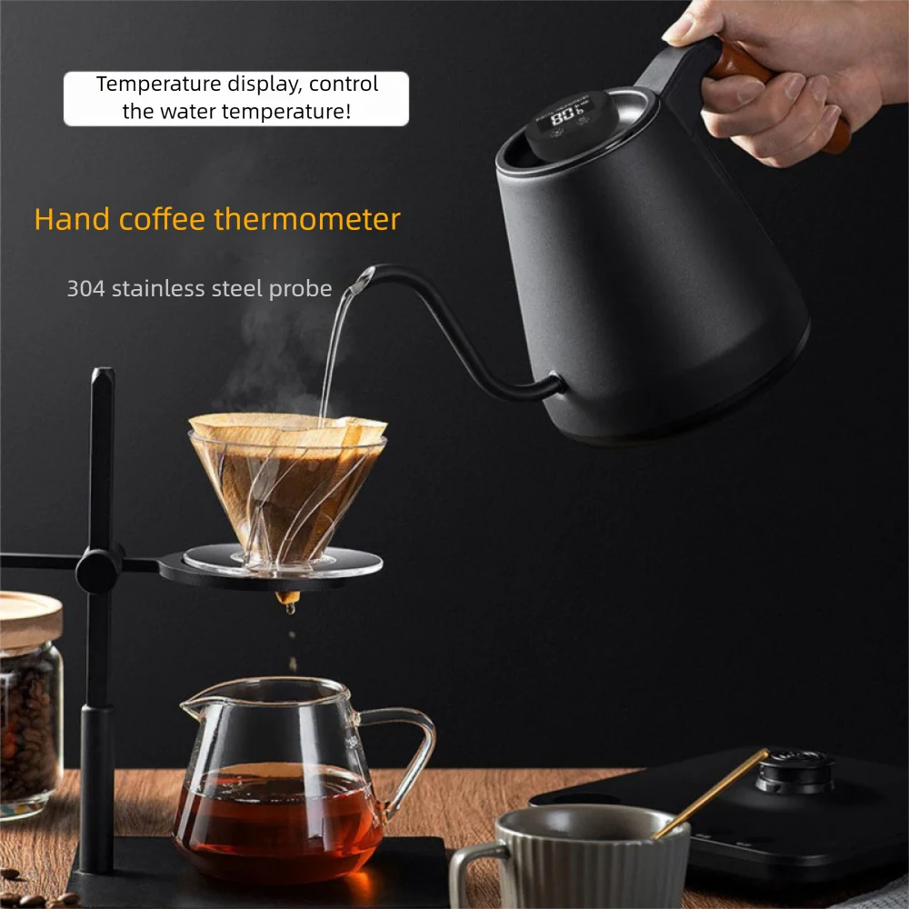 Pocillo Digital Coffee Thermometer with Clip 14°F to 212°F Touch Screen