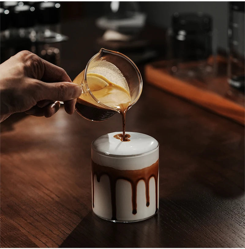 MHW-3BOMBER 120ml  Glass Espresso Measuring Cup - POCILLO