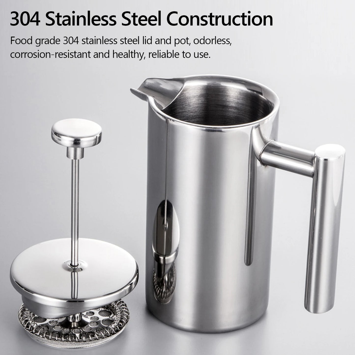 Double-Wall Stainless Steel French Press