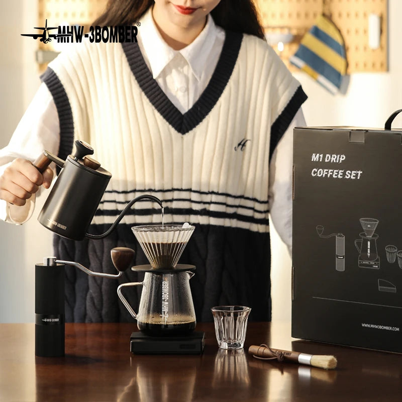 MHW-3BOMBER Deluxe Hand Brewed Coffee Set